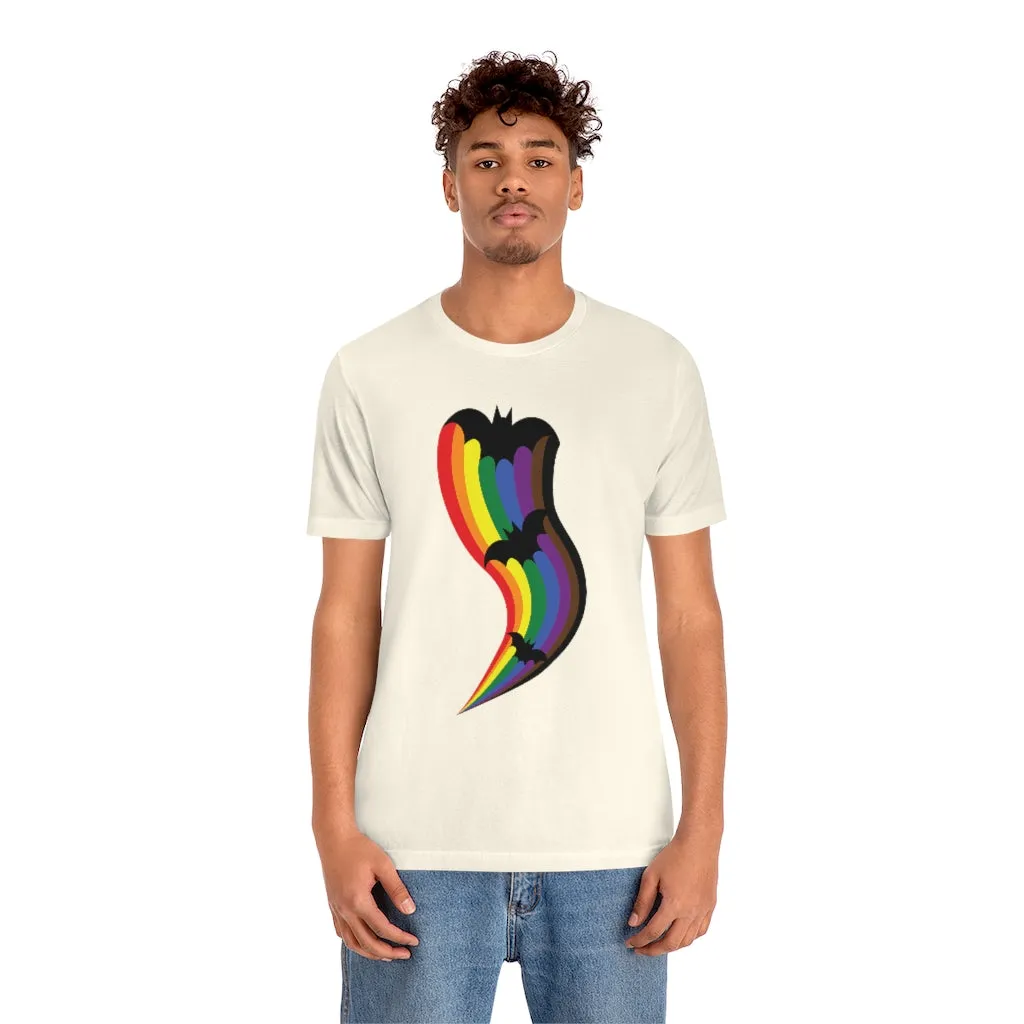 Halloween Pride Rainbow Bats Tee - Unisex Shirt