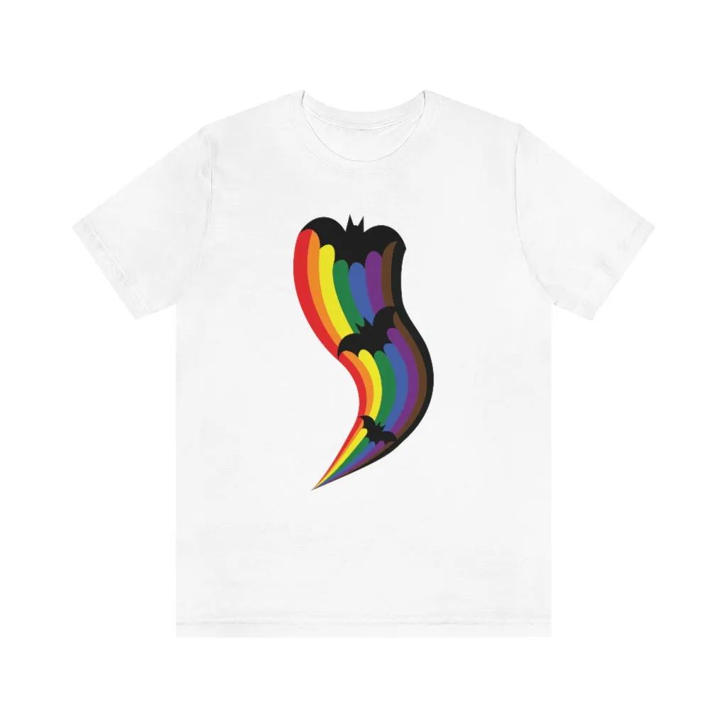 Halloween Pride Rainbow Bats Tee - Unisex Shirt