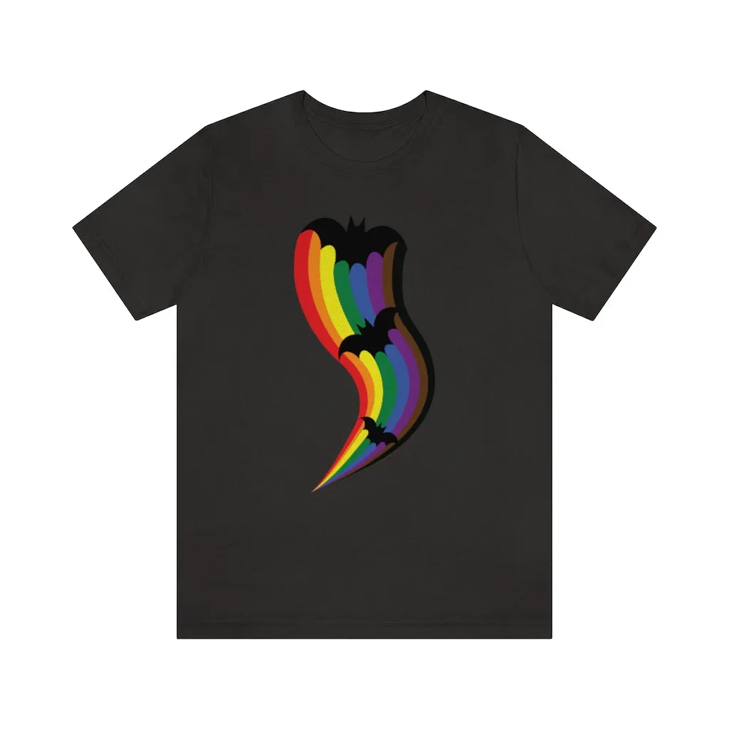 Halloween Pride Rainbow Bats Tee - Unisex Shirt