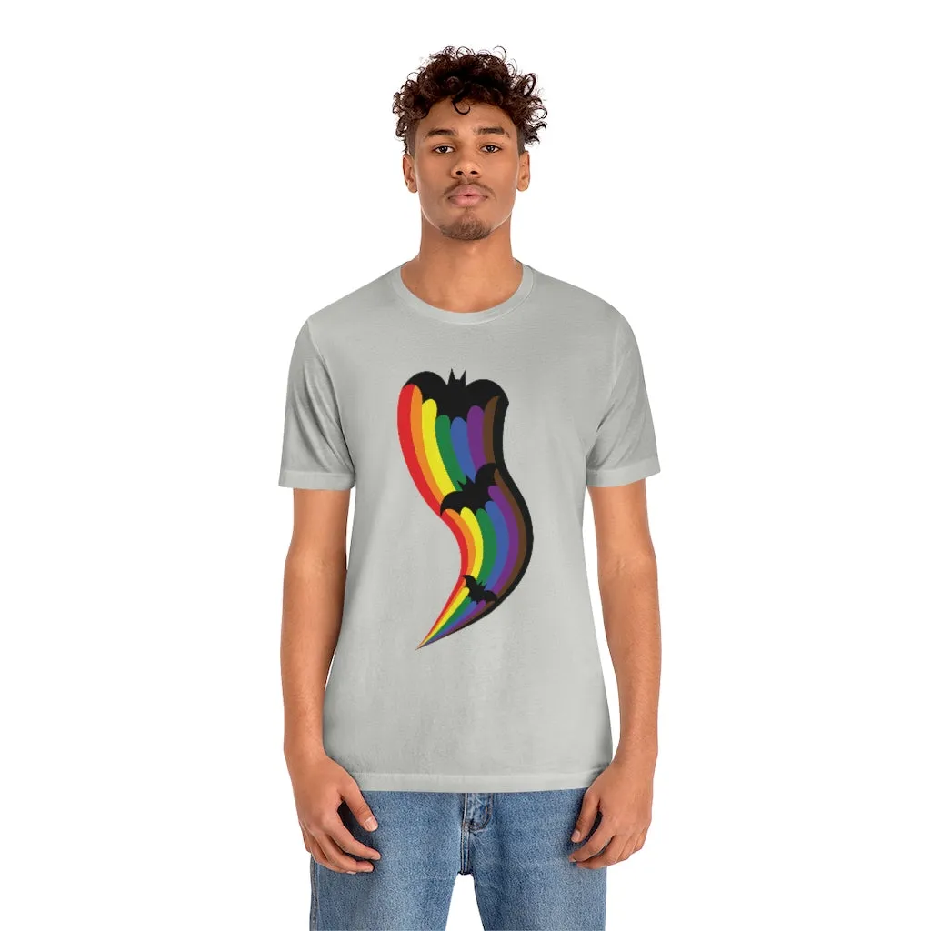 Halloween Pride Rainbow Bats Tee - Unisex Shirt