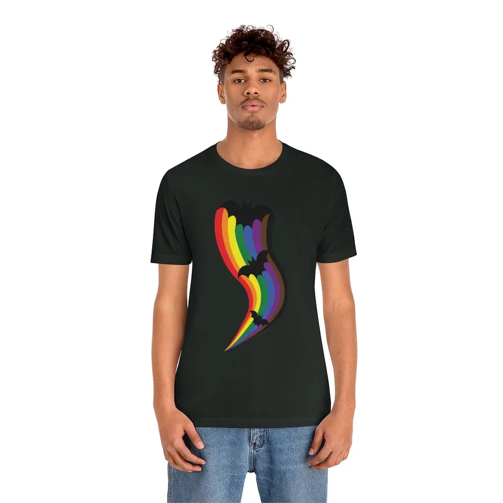 Halloween Pride Rainbow Bats Tee - Unisex Shirt