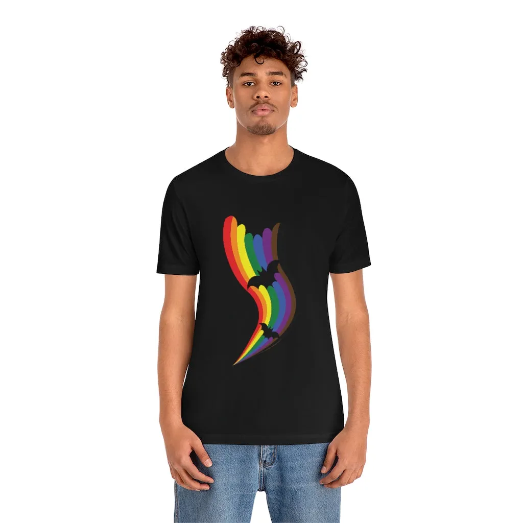 Halloween Pride Rainbow Bats Tee - Unisex Shirt