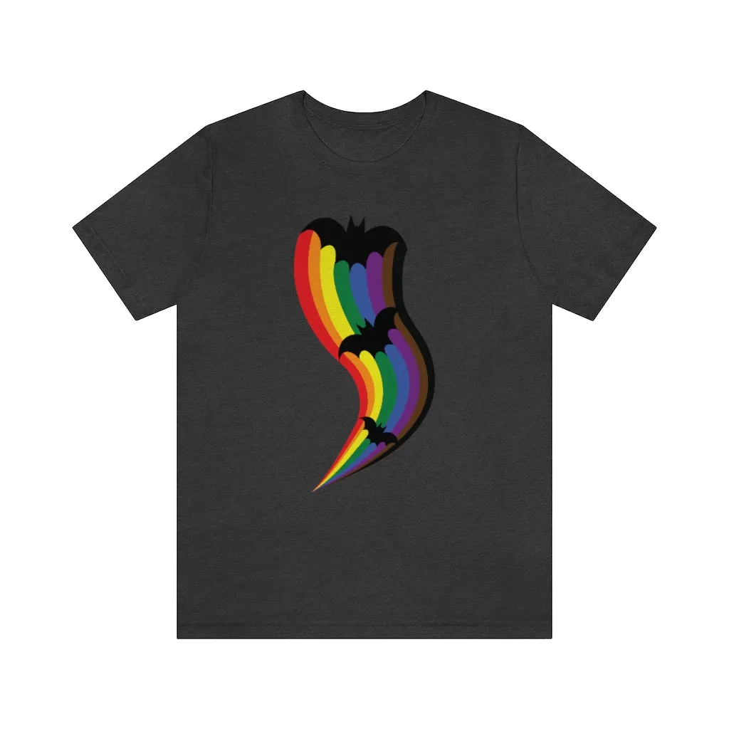 Halloween Pride Rainbow Bats Tee - Unisex Shirt