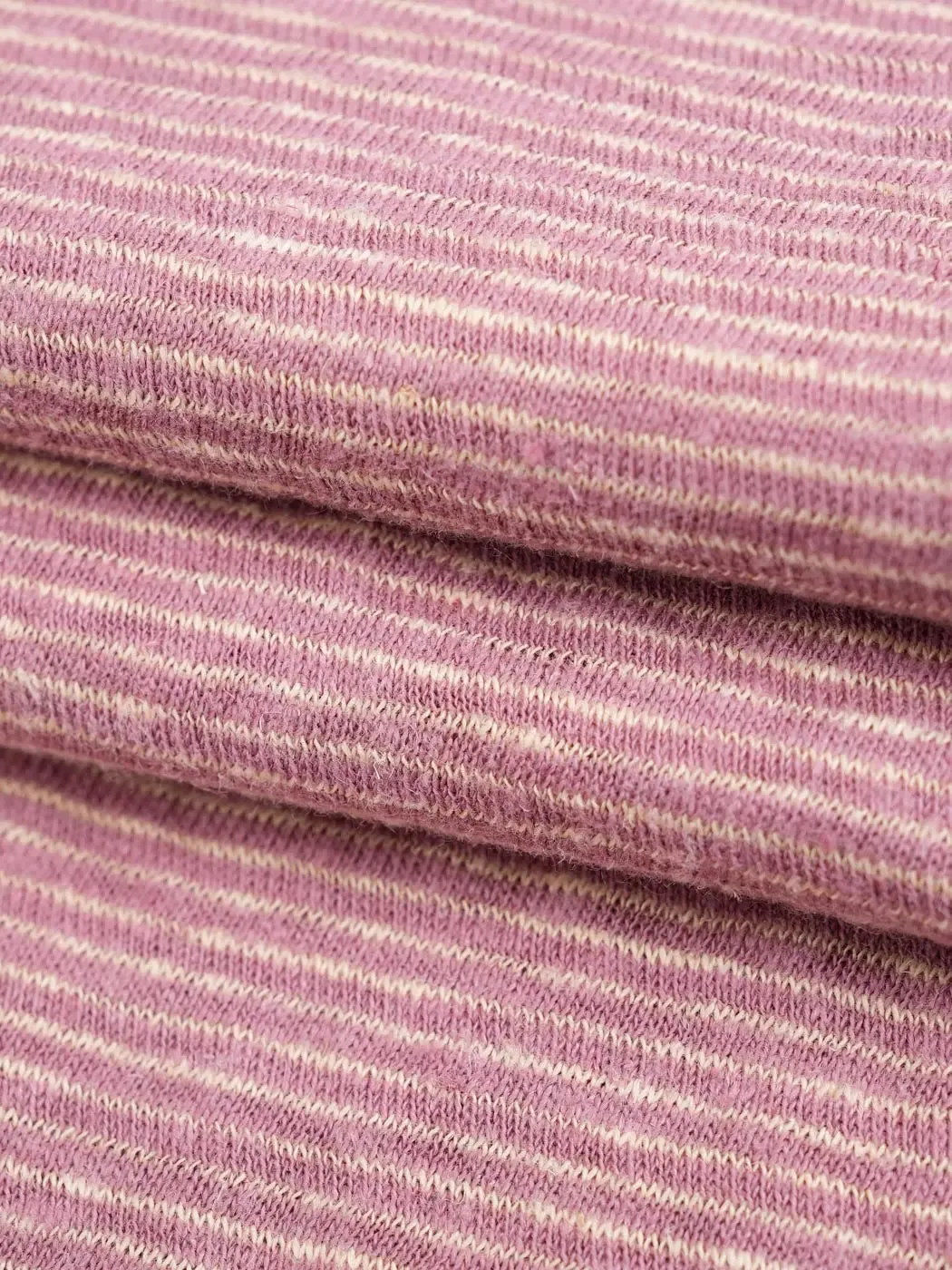 Hemp & Organic Cotton Light Weight Yarn Dyed Stripe Jersey ( KJ21C287 Group )