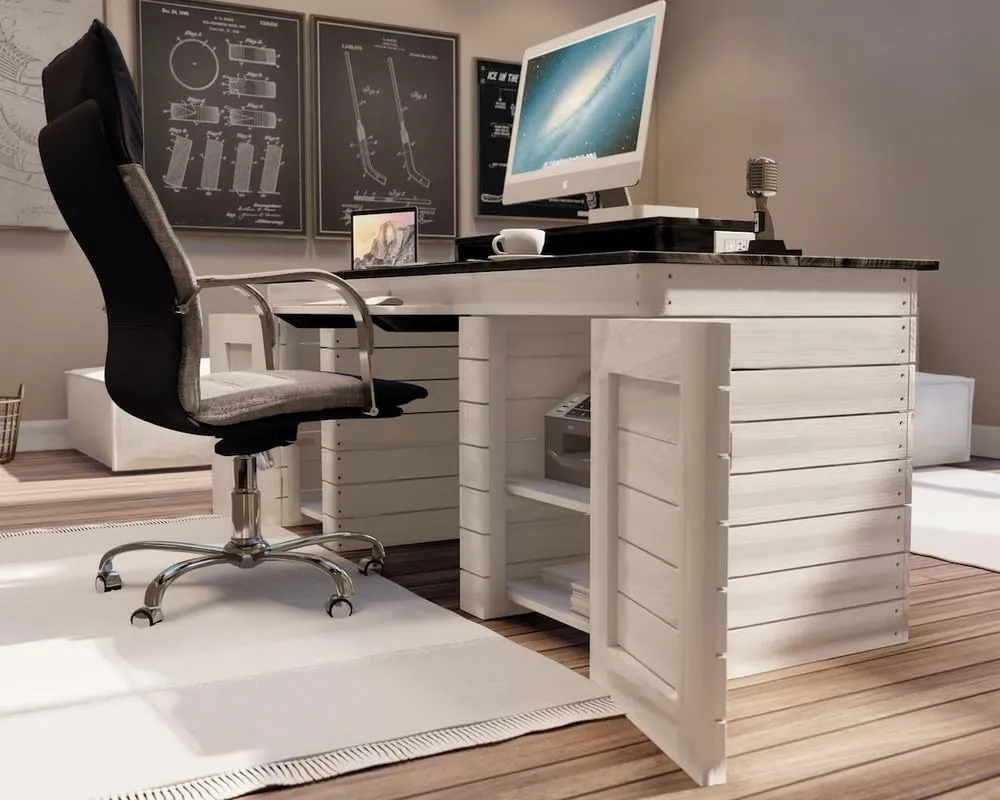 Home &  Office Computer Study Table With Pre-laminated Particle Board