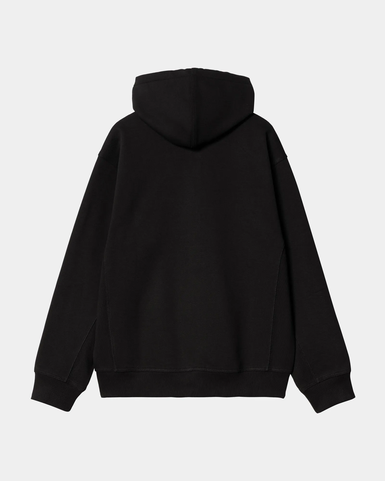 Hooded American Script Jacket | Black