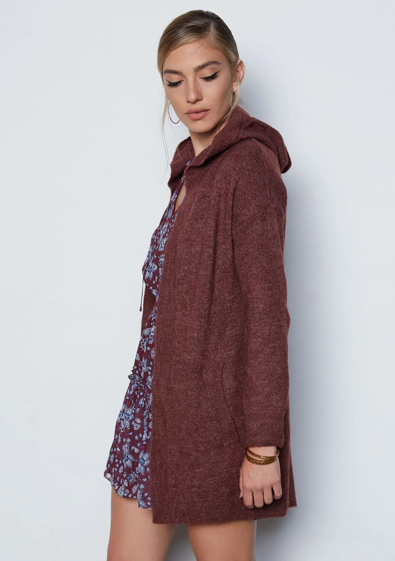 Kendra Hooded Cardigan Petite