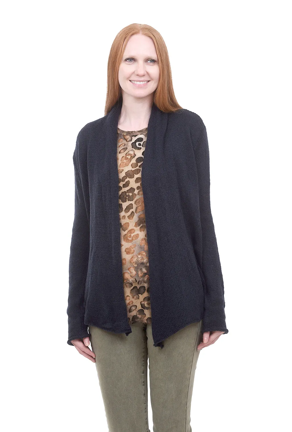 Lightweight Wrap Cardigan, Night