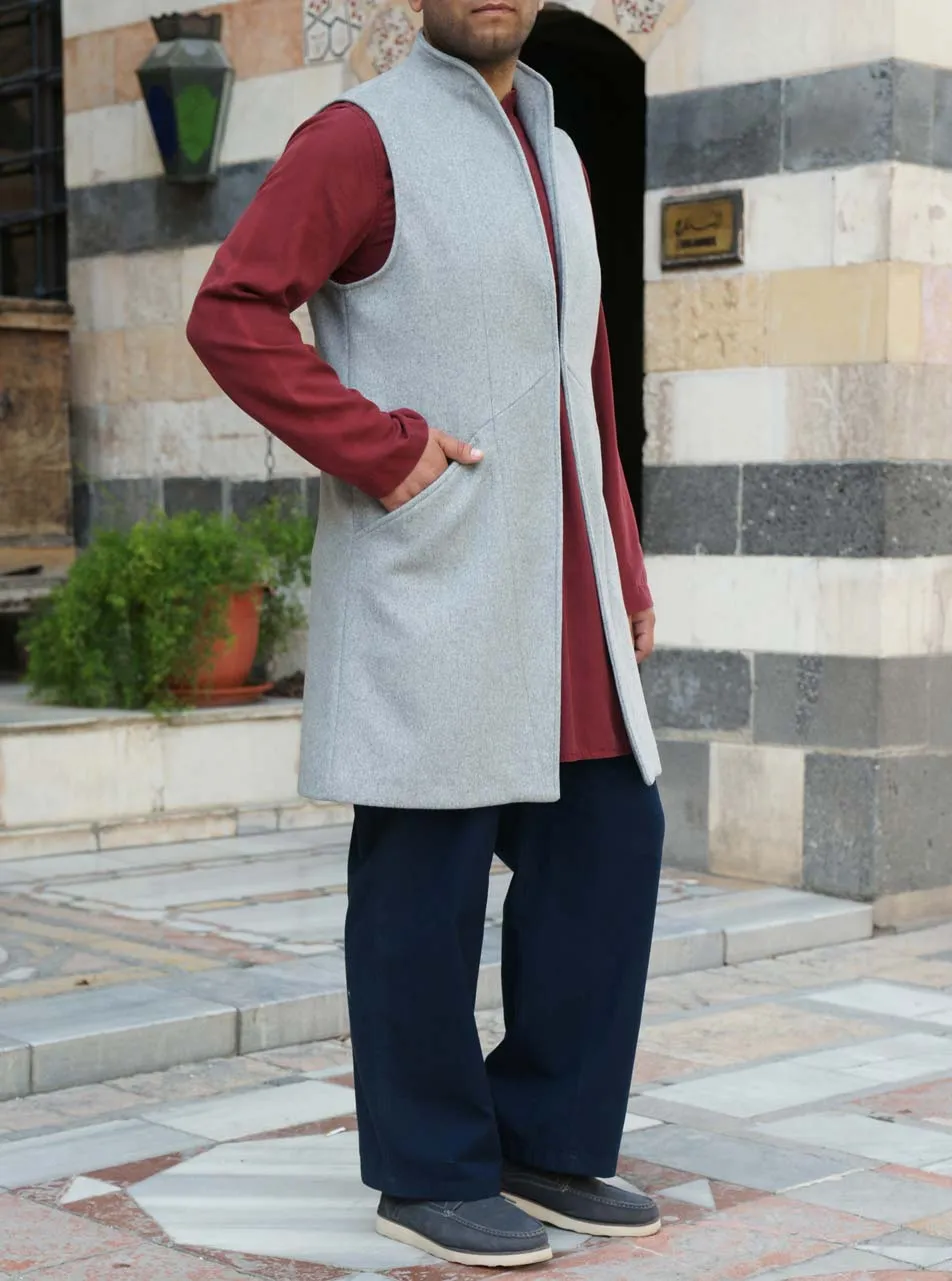 Long Wool Waistcoat