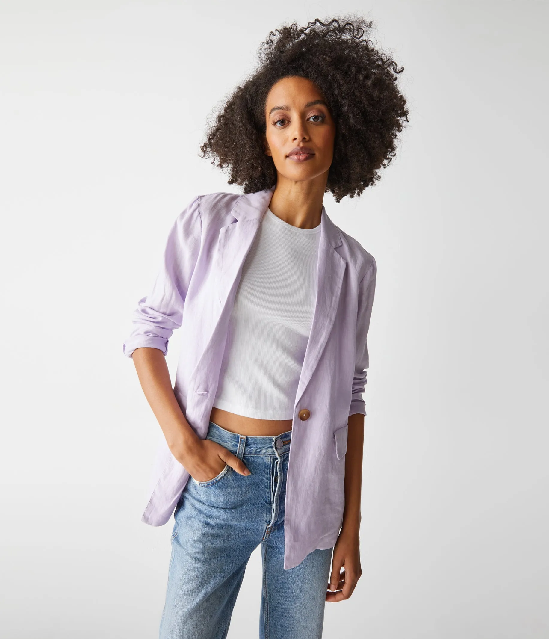 Lottie Linen Blazer