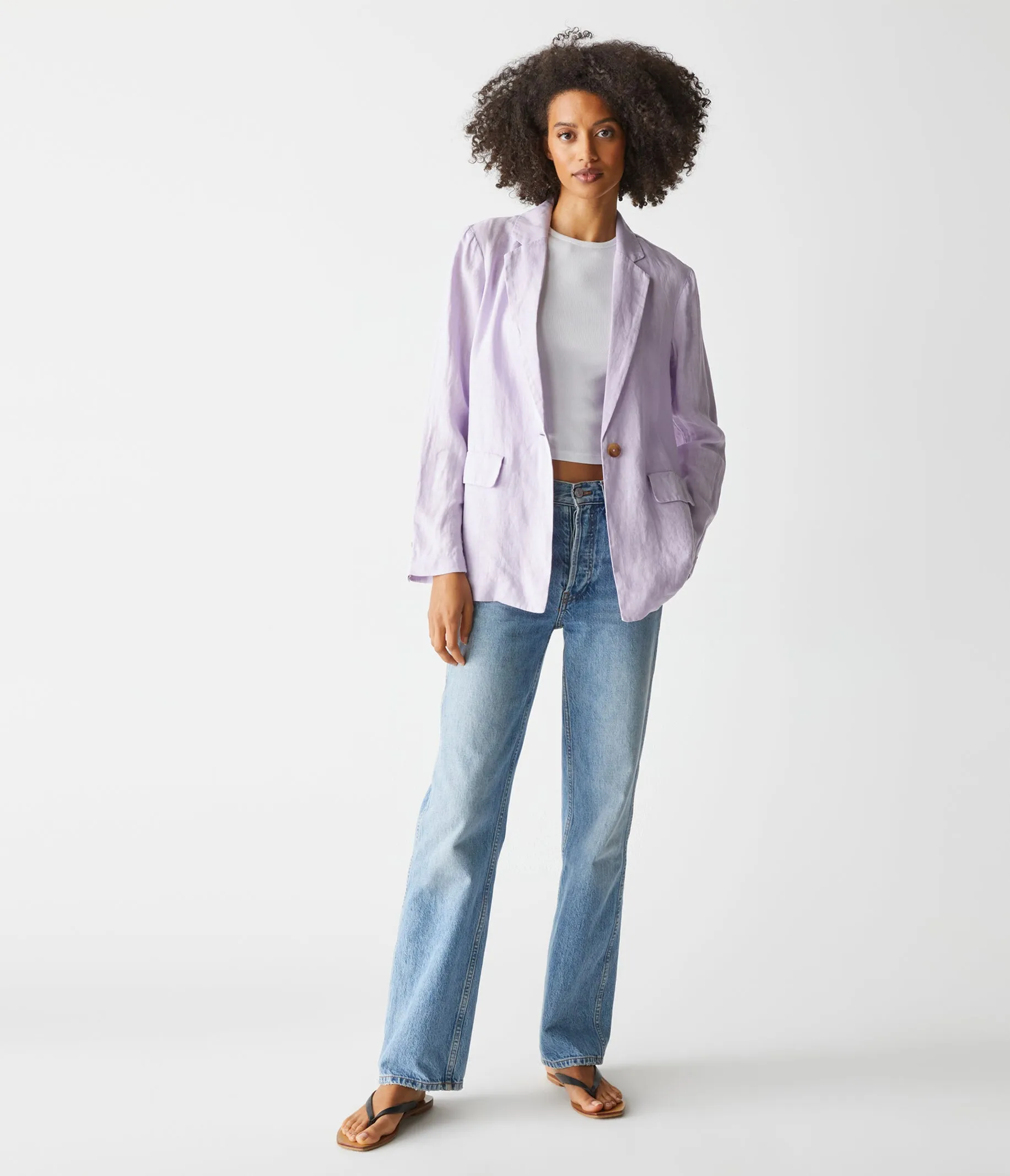 Lottie Linen Blazer