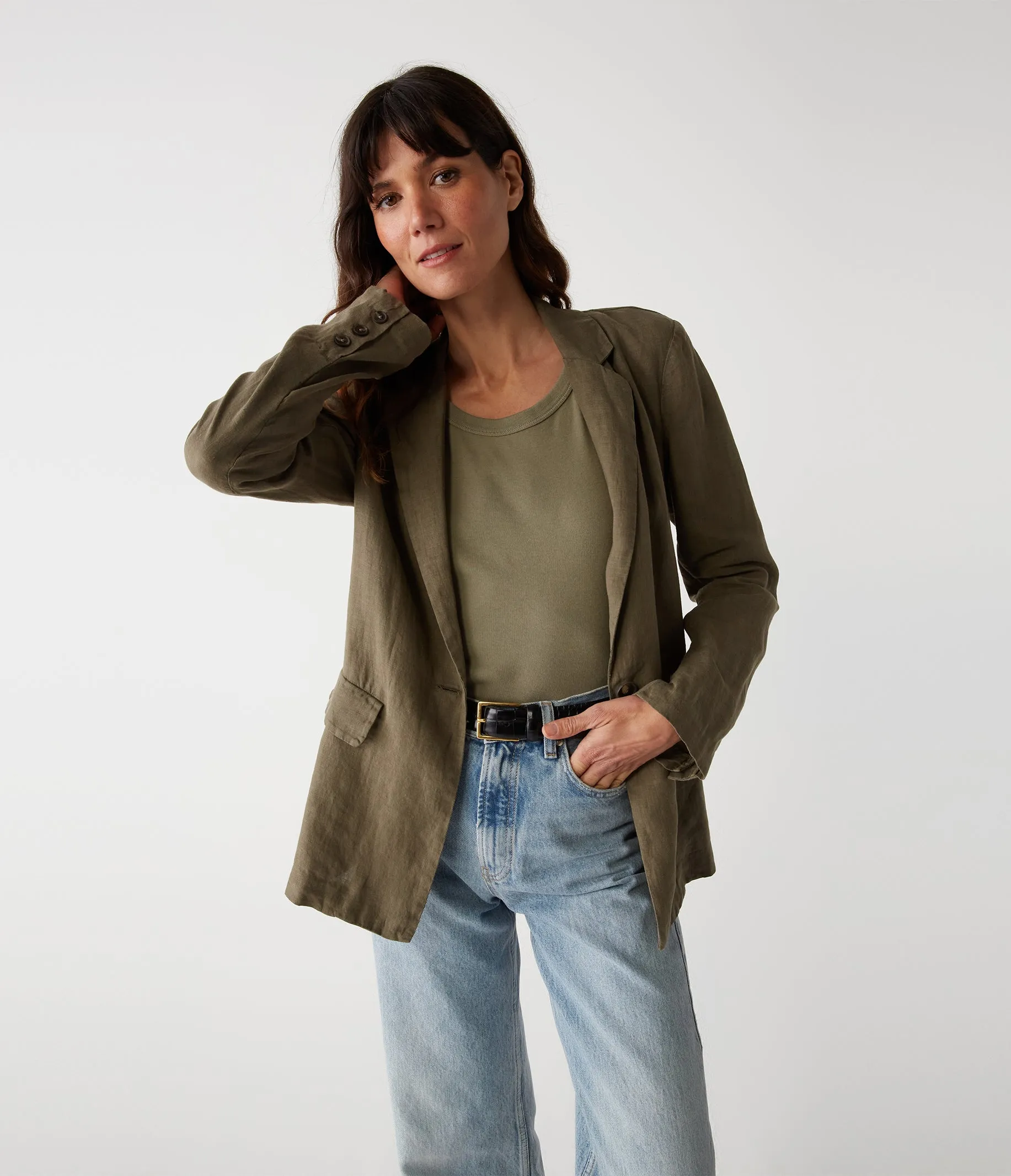 Lottie Linen Blazer