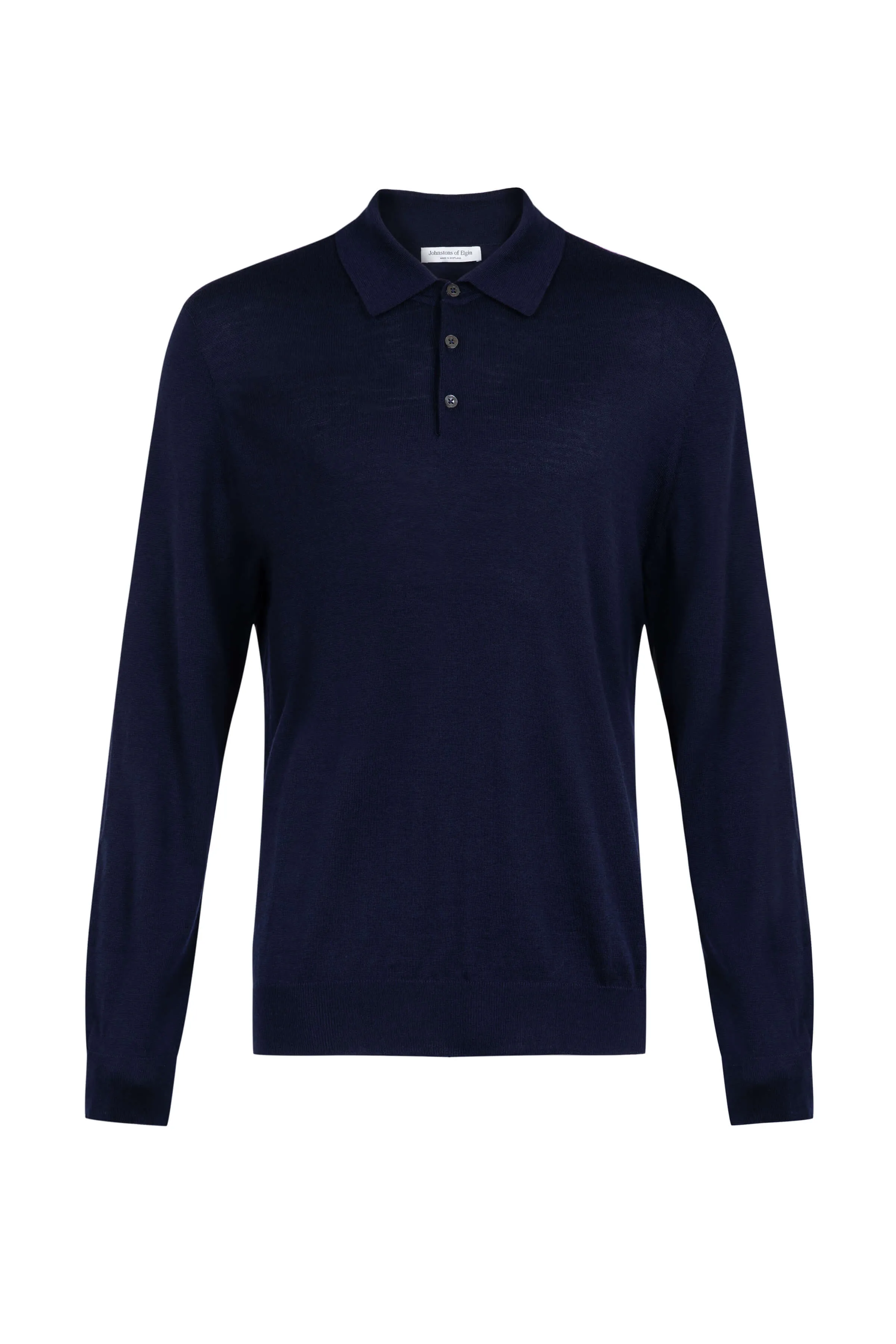 Merino Long Sleeve Poloshirt