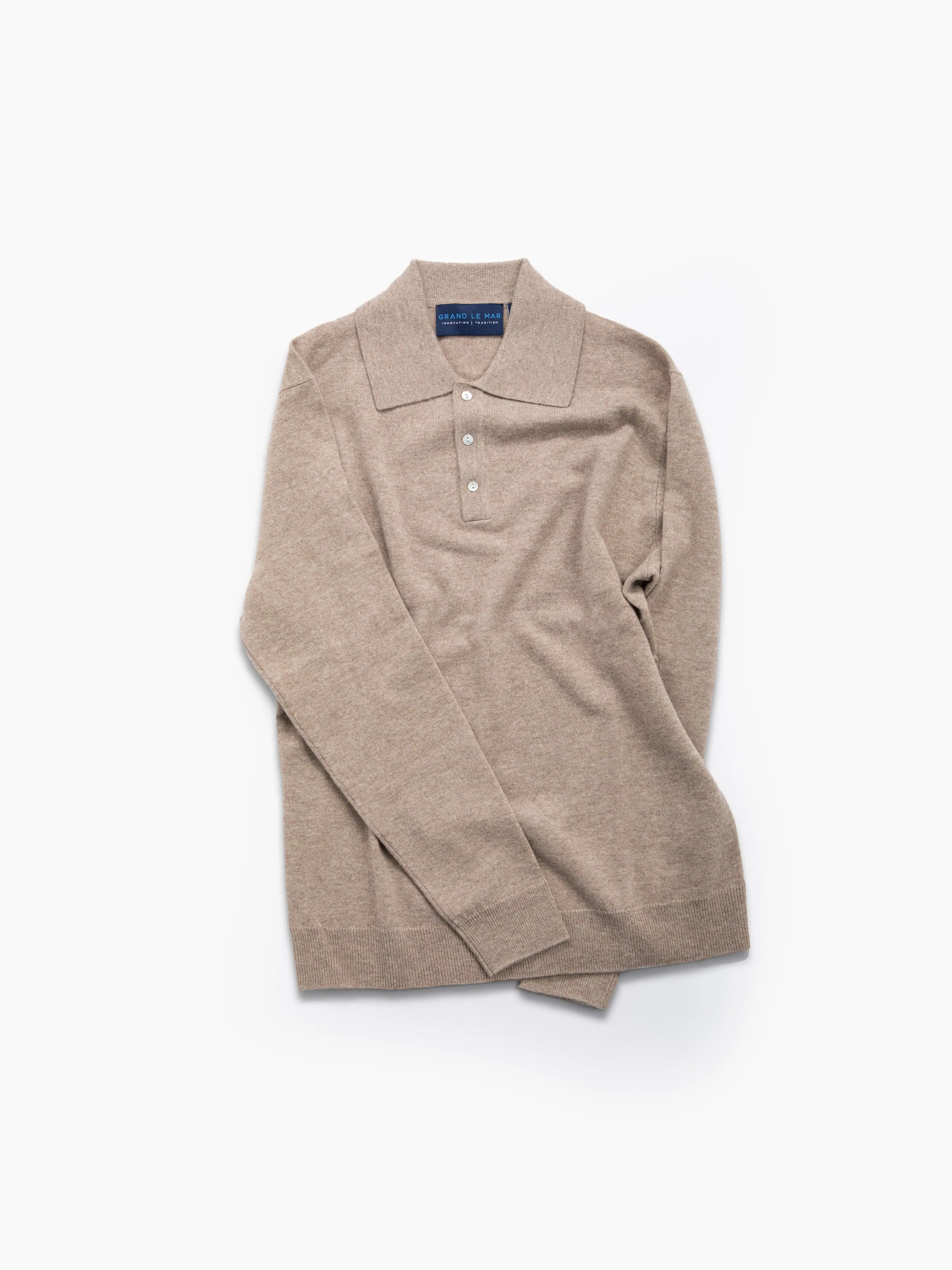 Oscar Knit Brown Cashmere