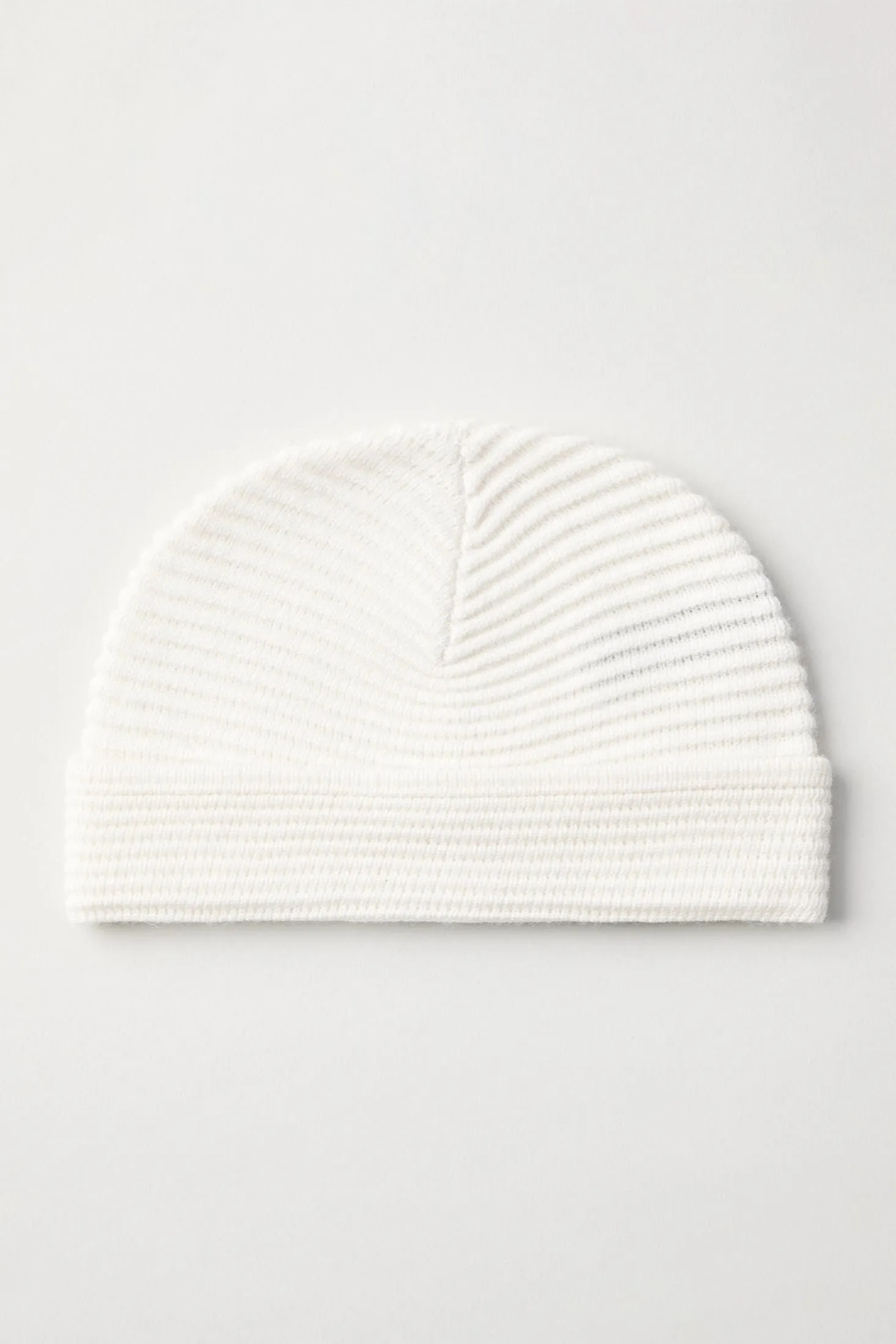 Ottoman Rib Beanie | Wool & Cashmere