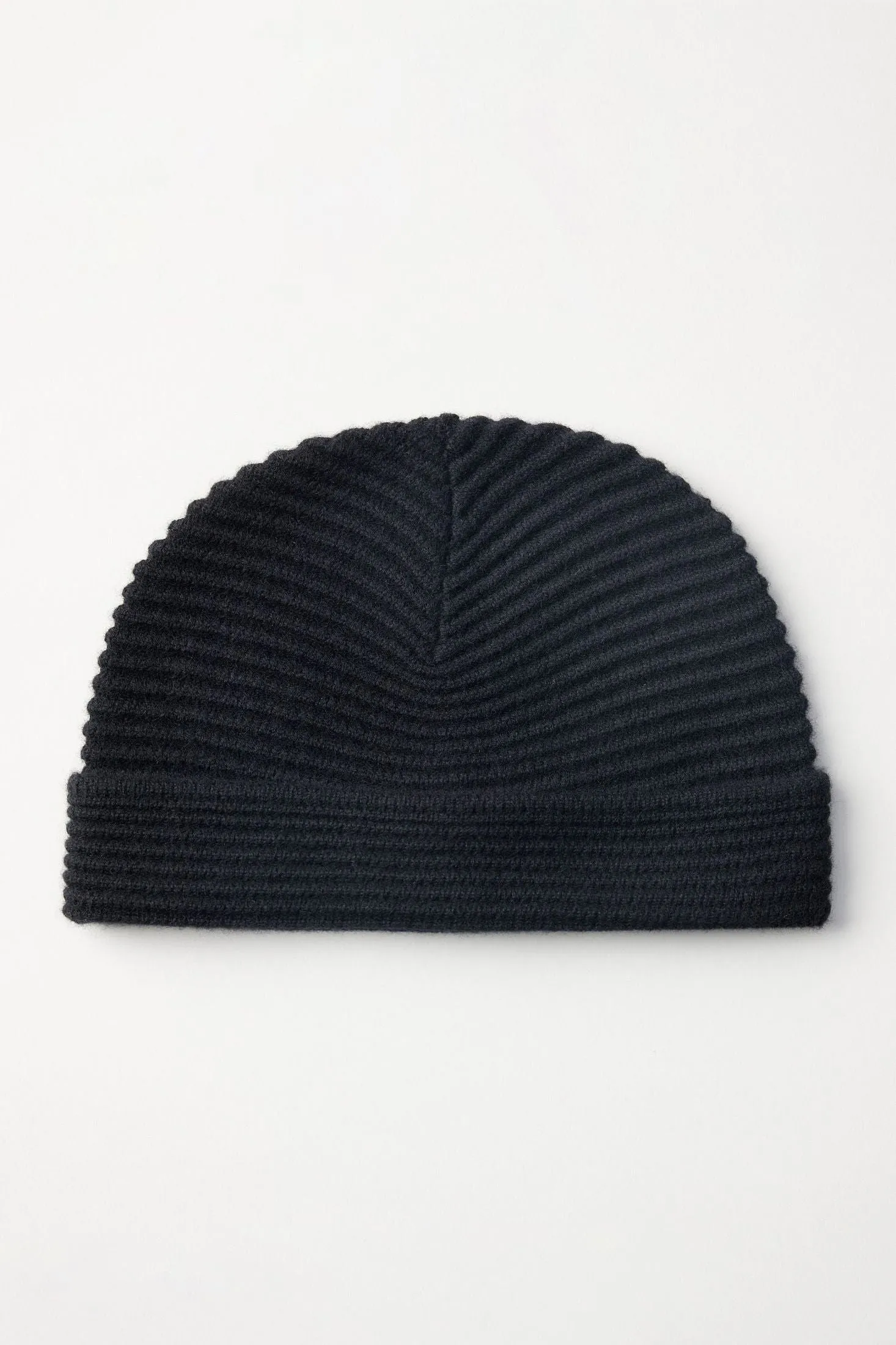 Ottoman Rib Beanie | Wool & Cashmere