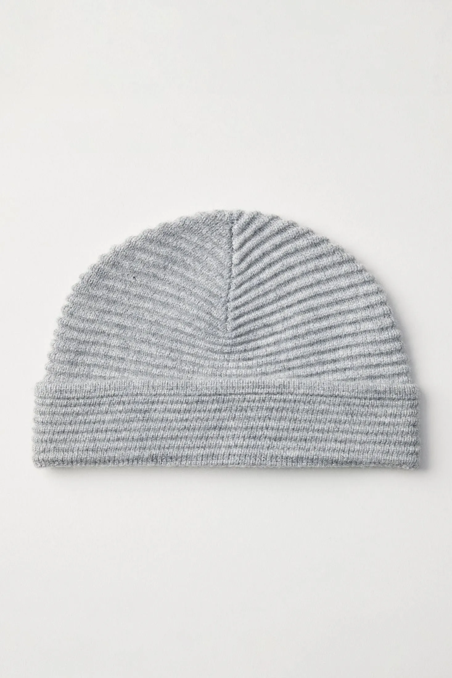 Ottoman Rib Beanie | Wool & Cashmere