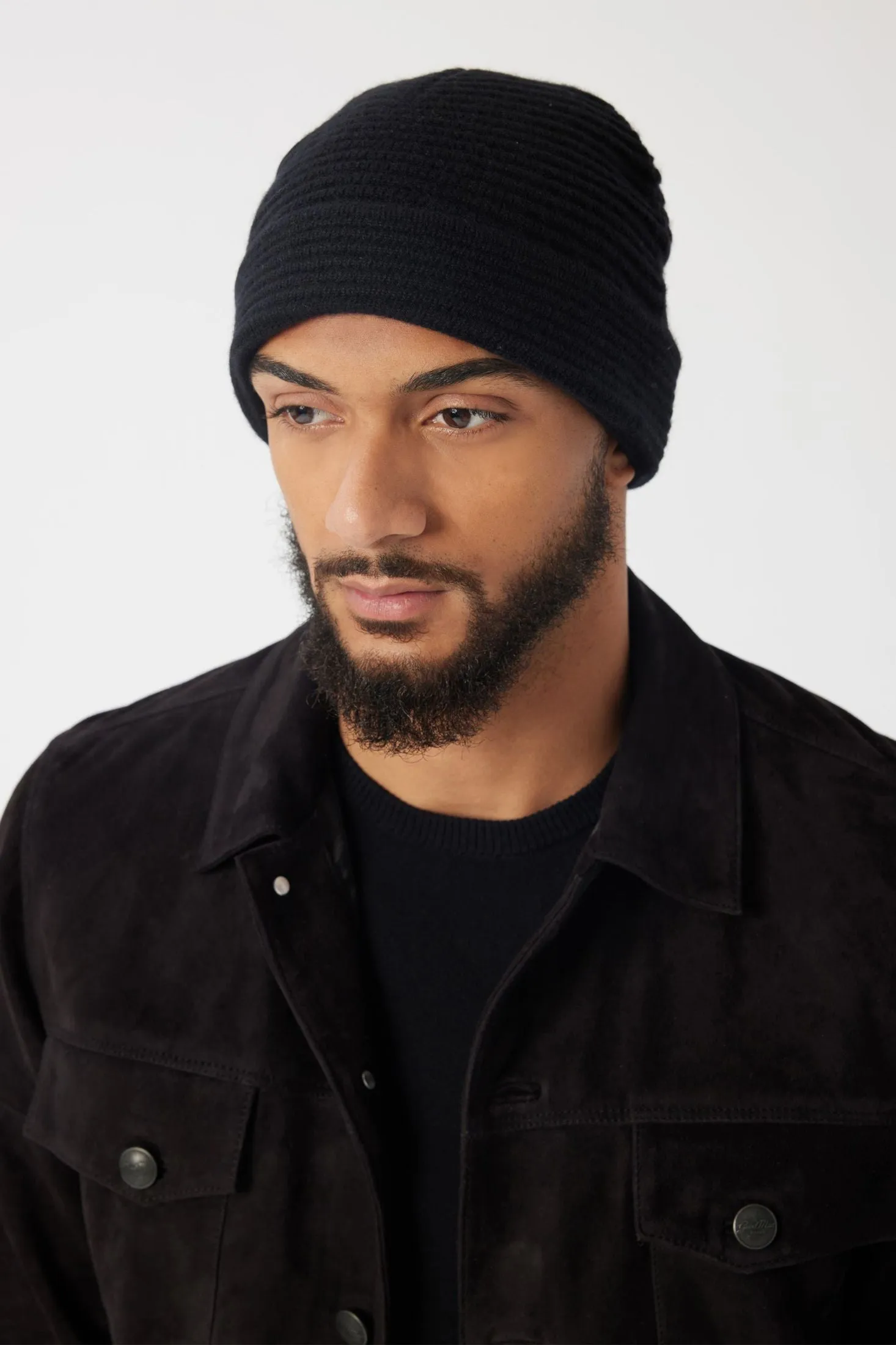 Ottoman Rib Beanie | Wool & Cashmere