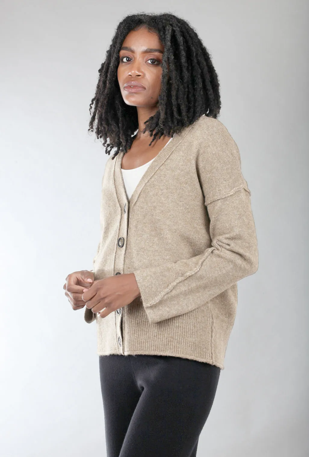 Outside-Seam Cardi, Twig