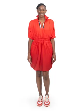 Palmer Dress - Red Varsity Ombre