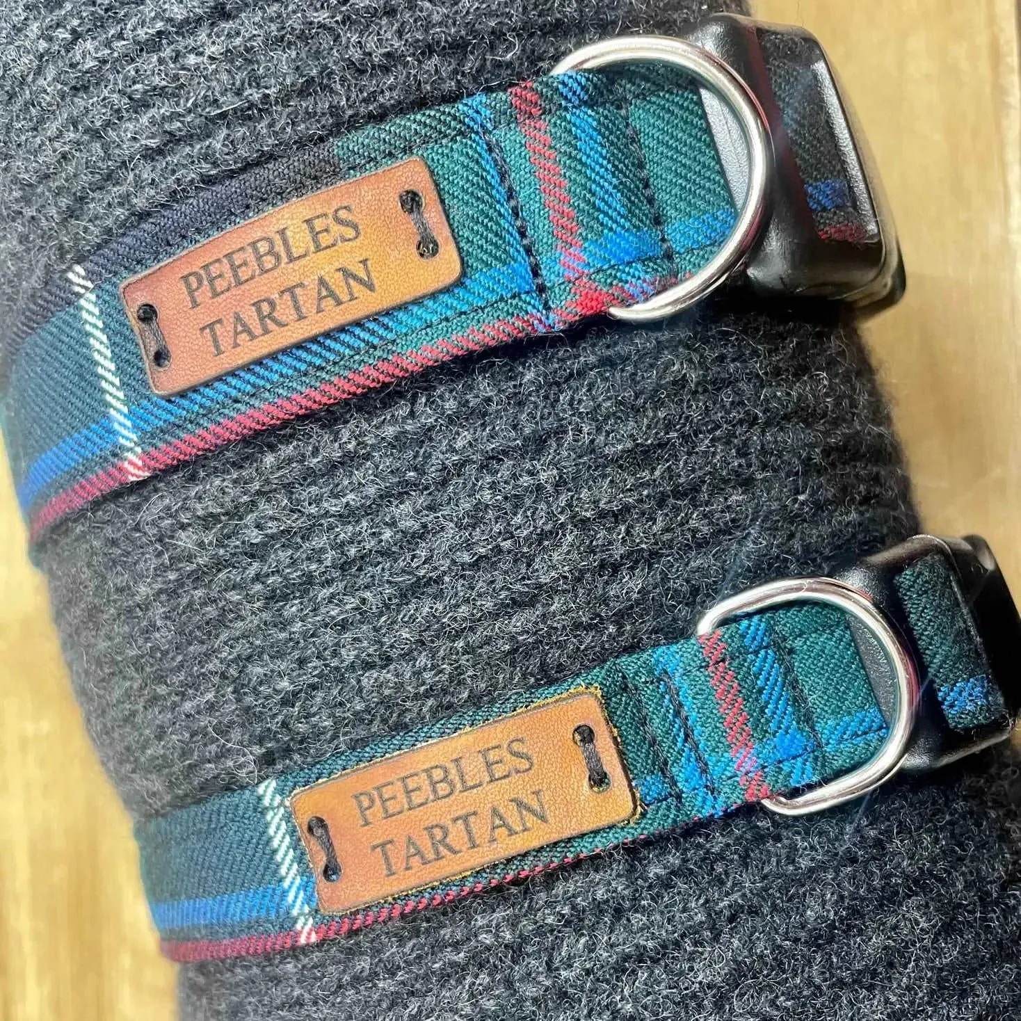 Peebles Tartan Dog Collar