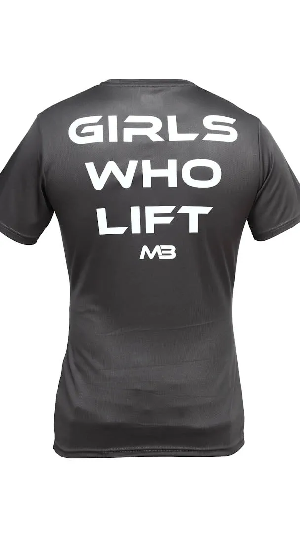 "Girls Who Lift" Performance Unisex Tee