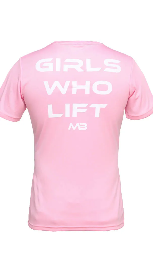 "Girls Who Lift" Performance Unisex Tee