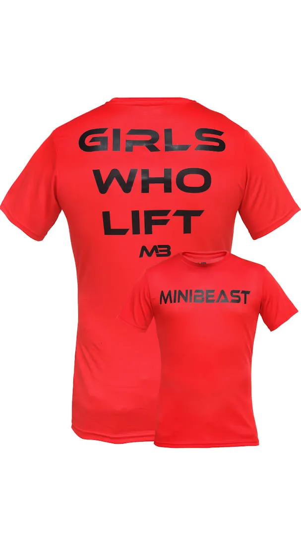 "Girls Who Lift" Performance Unisex Tee