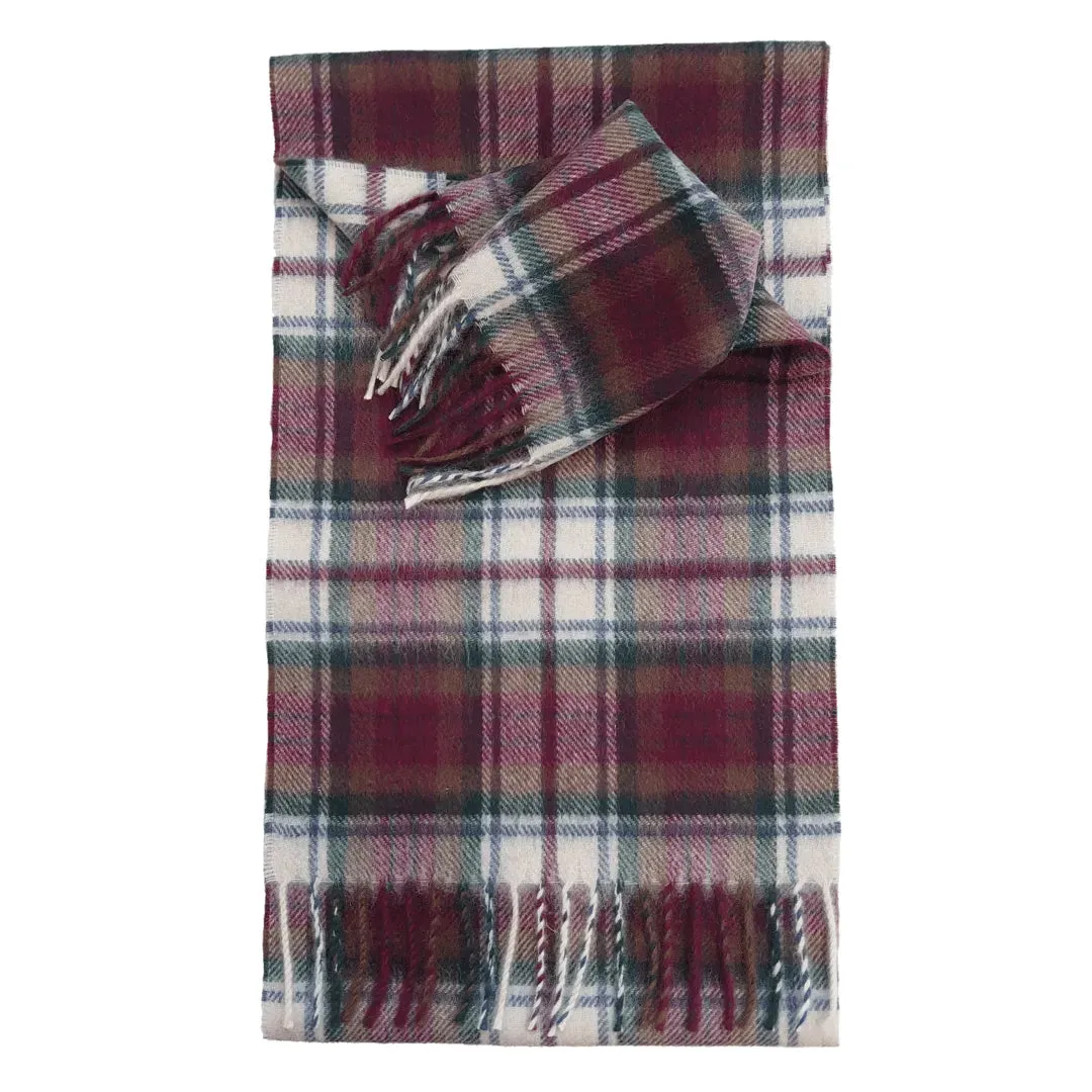 Scottish Cashmere Check Scarves