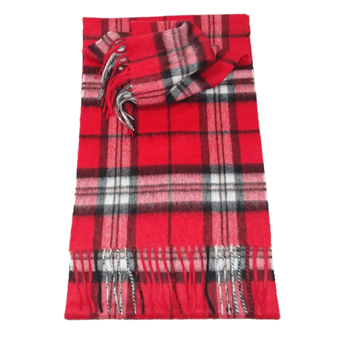 Scottish Cashmere Check Scarves