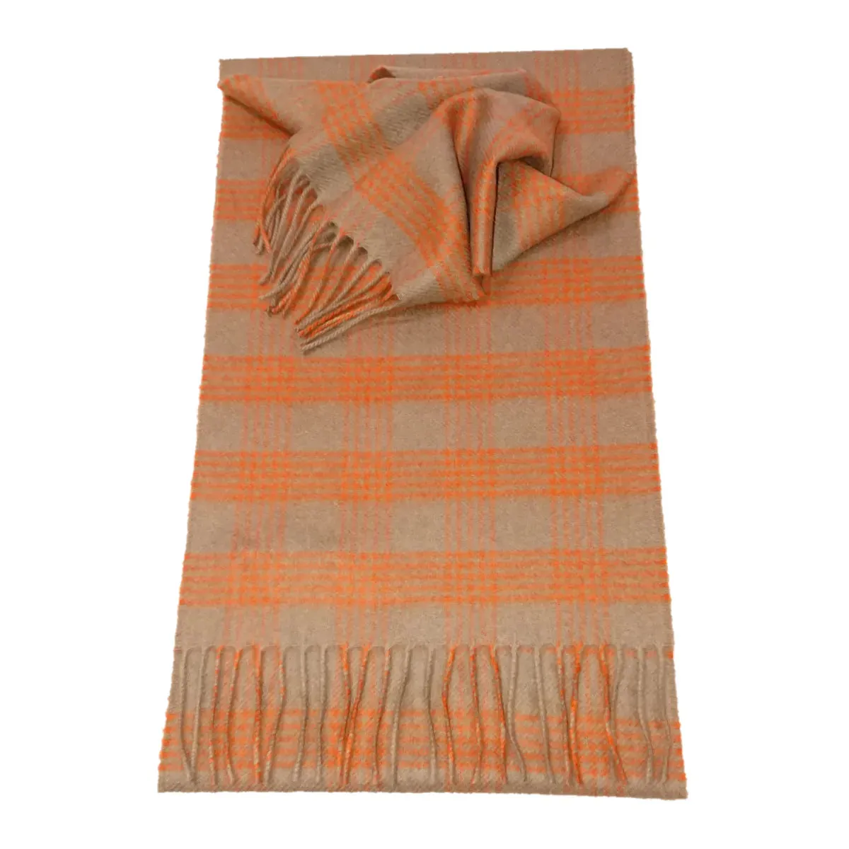 Scottish Cashmere Check Scarves