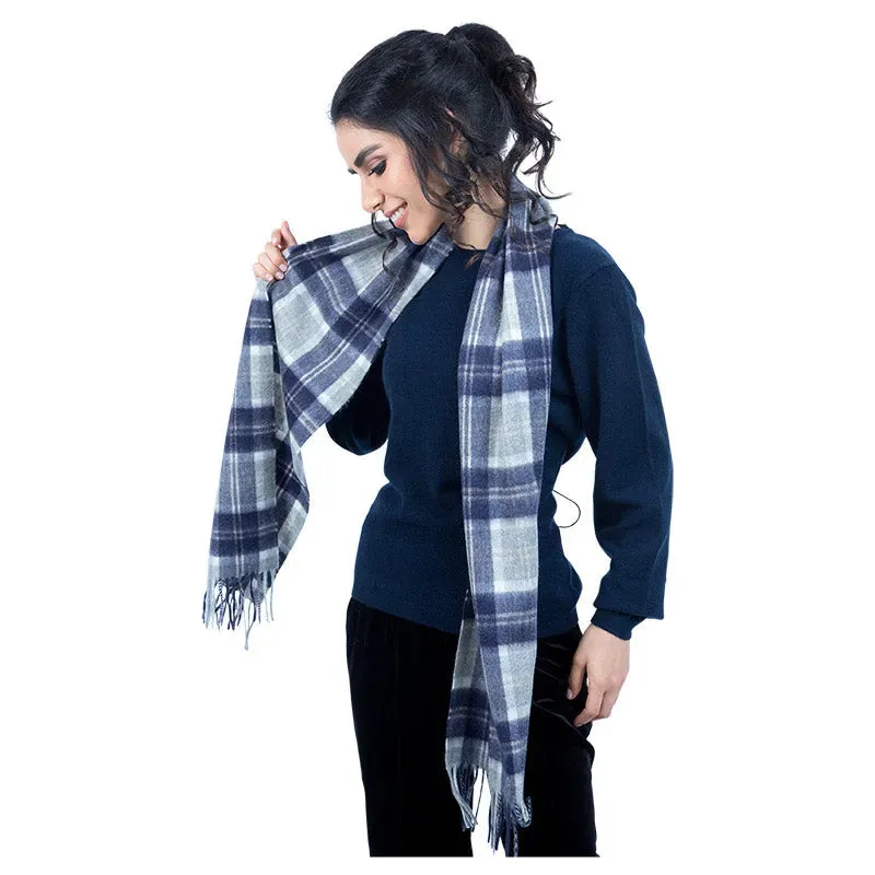 Scottish Cashmere Check Scarves