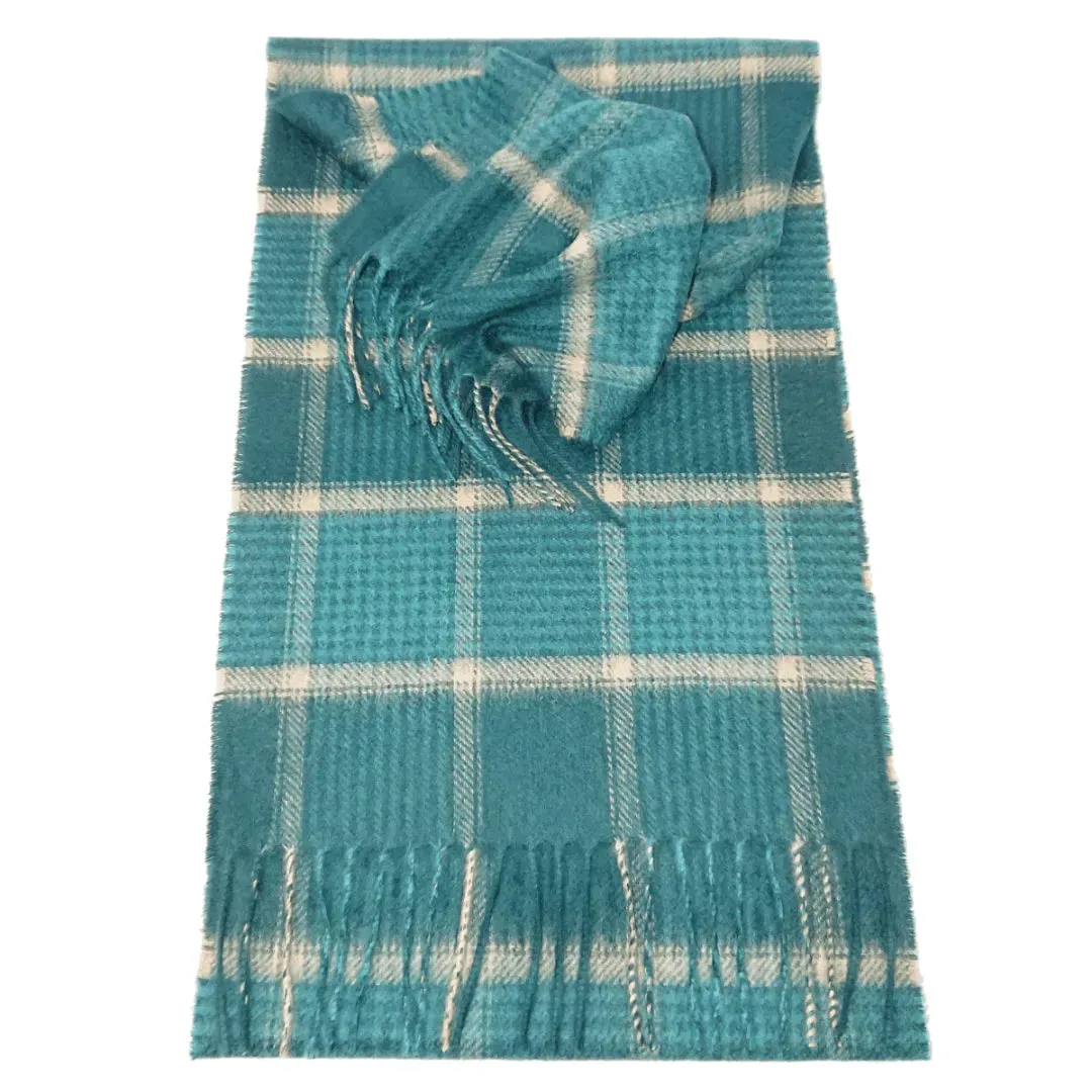 Scottish Cashmere Check Scarves