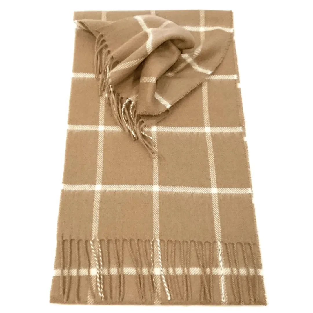 Scottish Cashmere Check Scarves