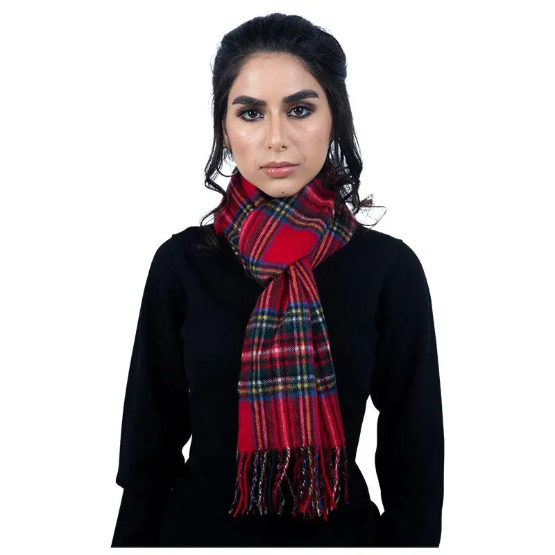 Scottish Cashmere Check Scarves