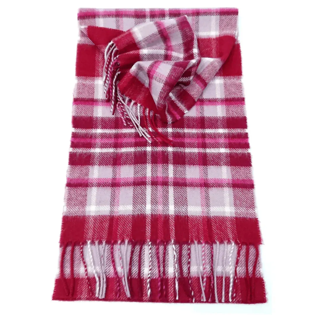 Scottish Cashmere Check Scarves