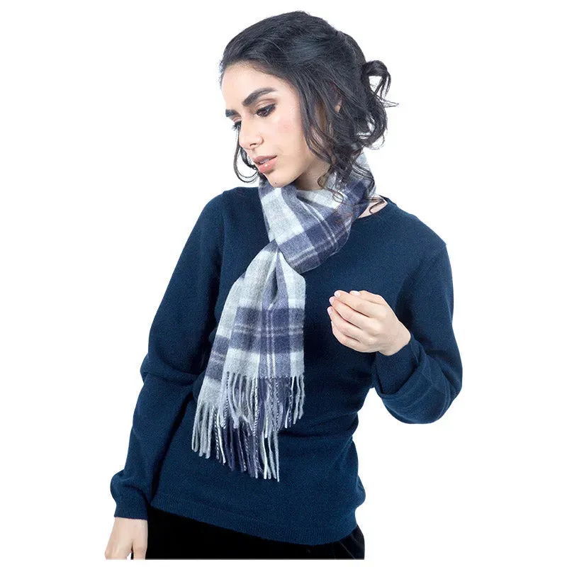 Scottish Cashmere Check Scarves