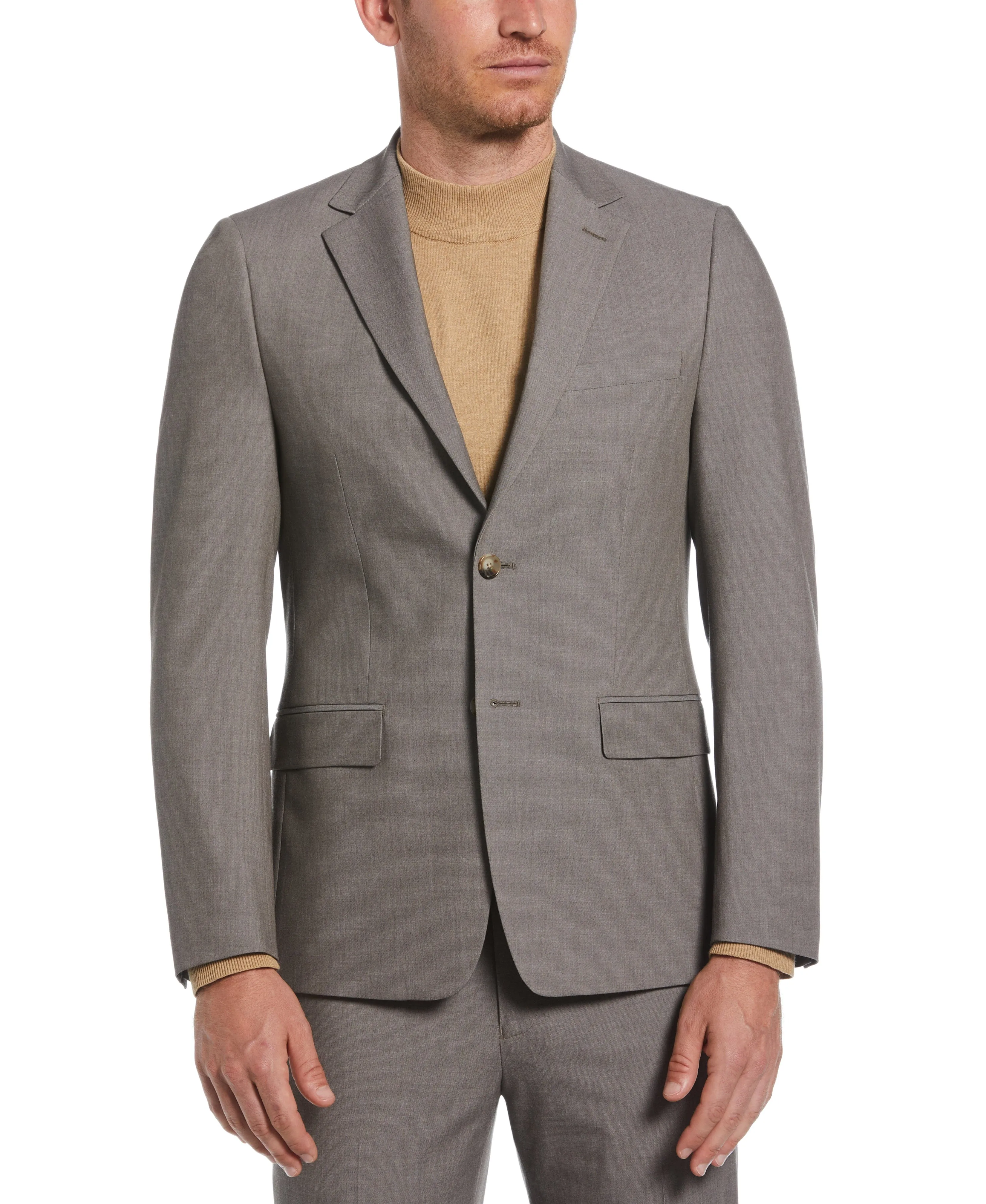 Slim Fit Notch Lapel Iridescent Suit Jacket