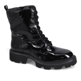 Techno Patent Lace-Up Boot