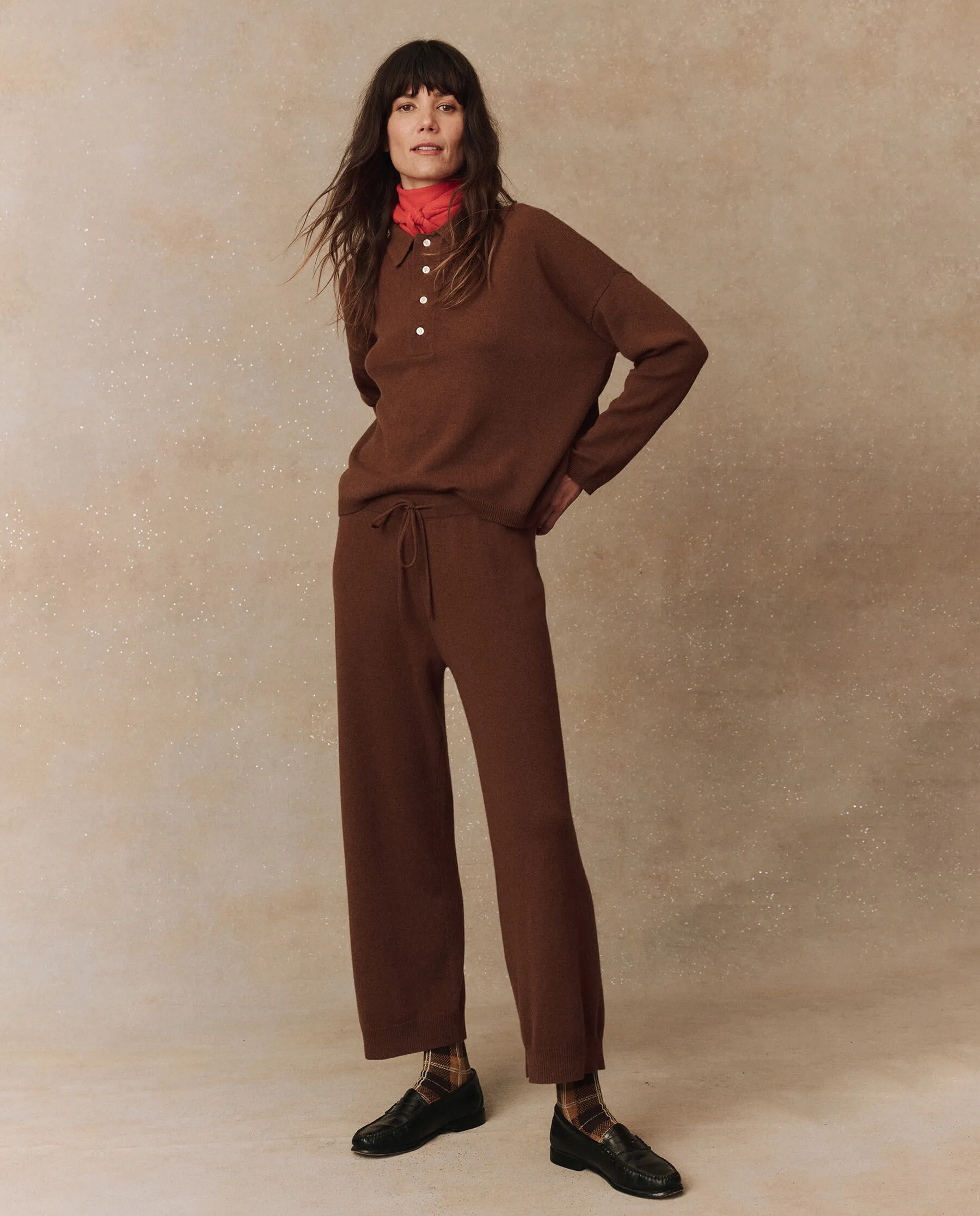 The Cashmere Lantern Pant. -- Santal