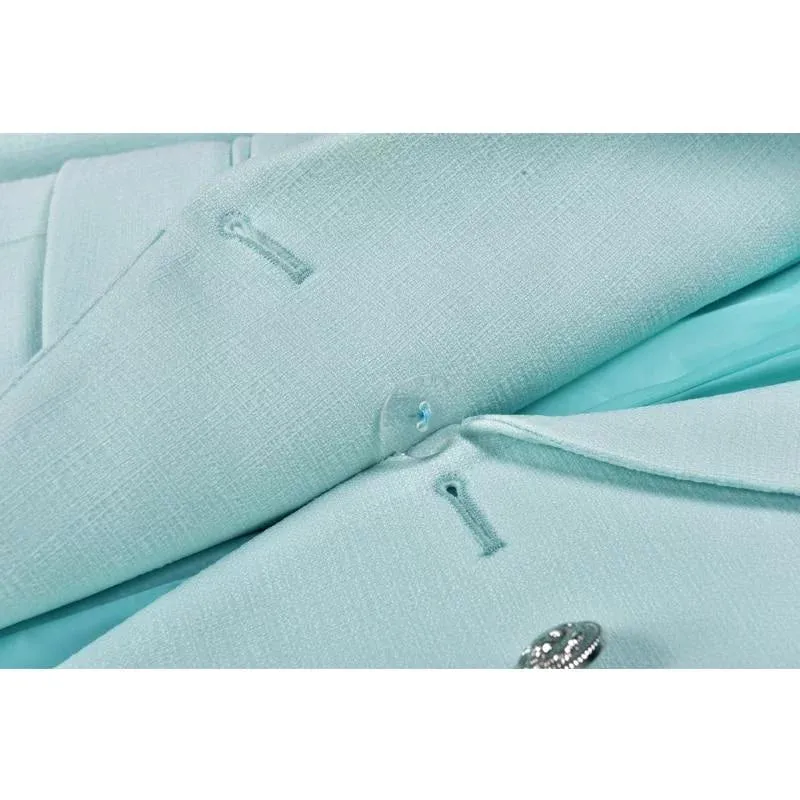 The Priscilla Slim Fit Blazer - Mint