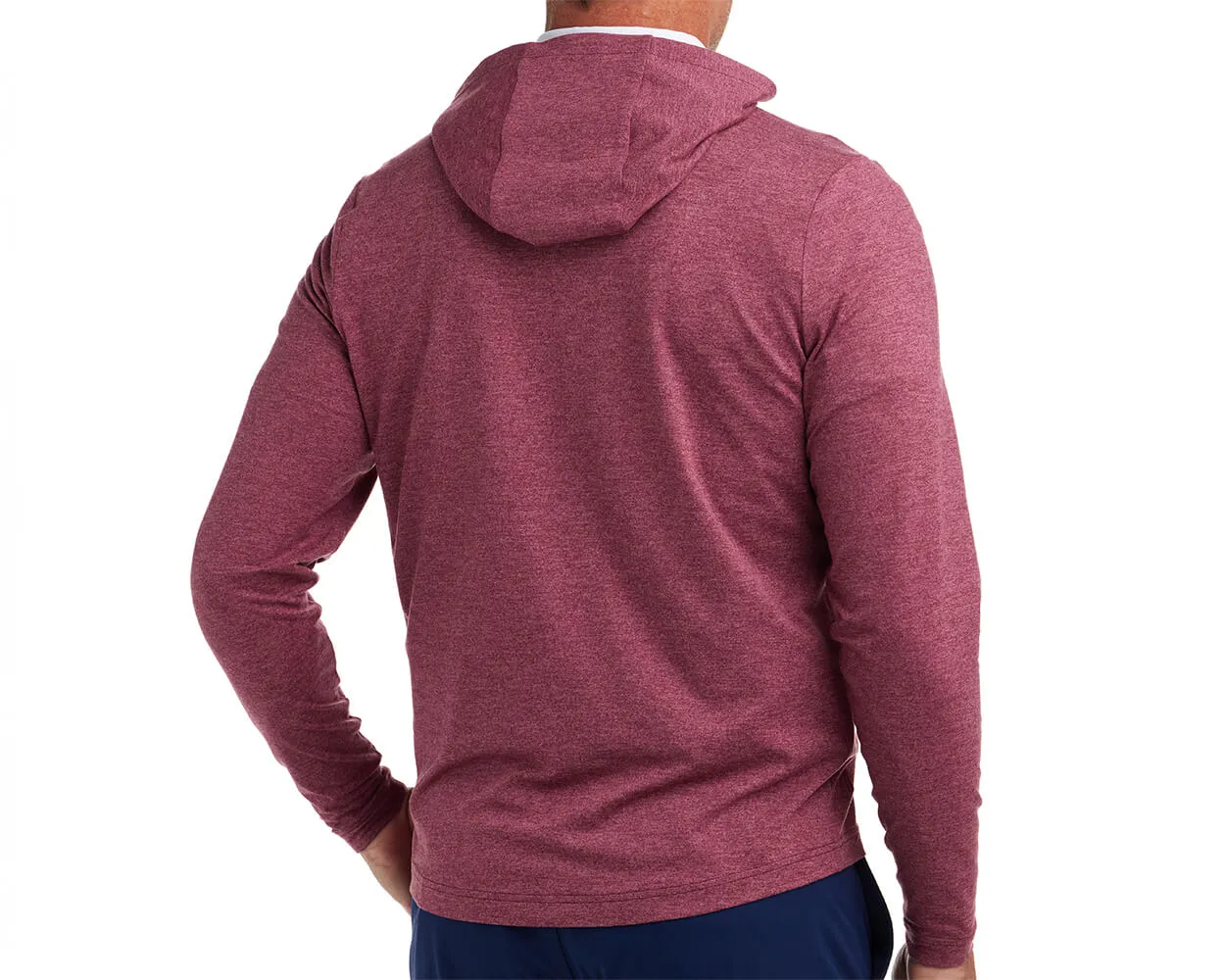 The Stowe Pullover: Heathered Vintage Claret