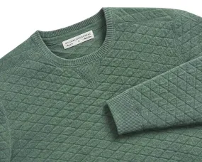 The Ward Sweater: Heathered Dark Sage