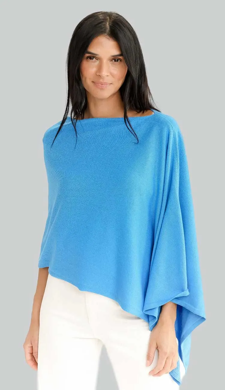 Trade Wind Cashmere Blend Dress Topper Poncho