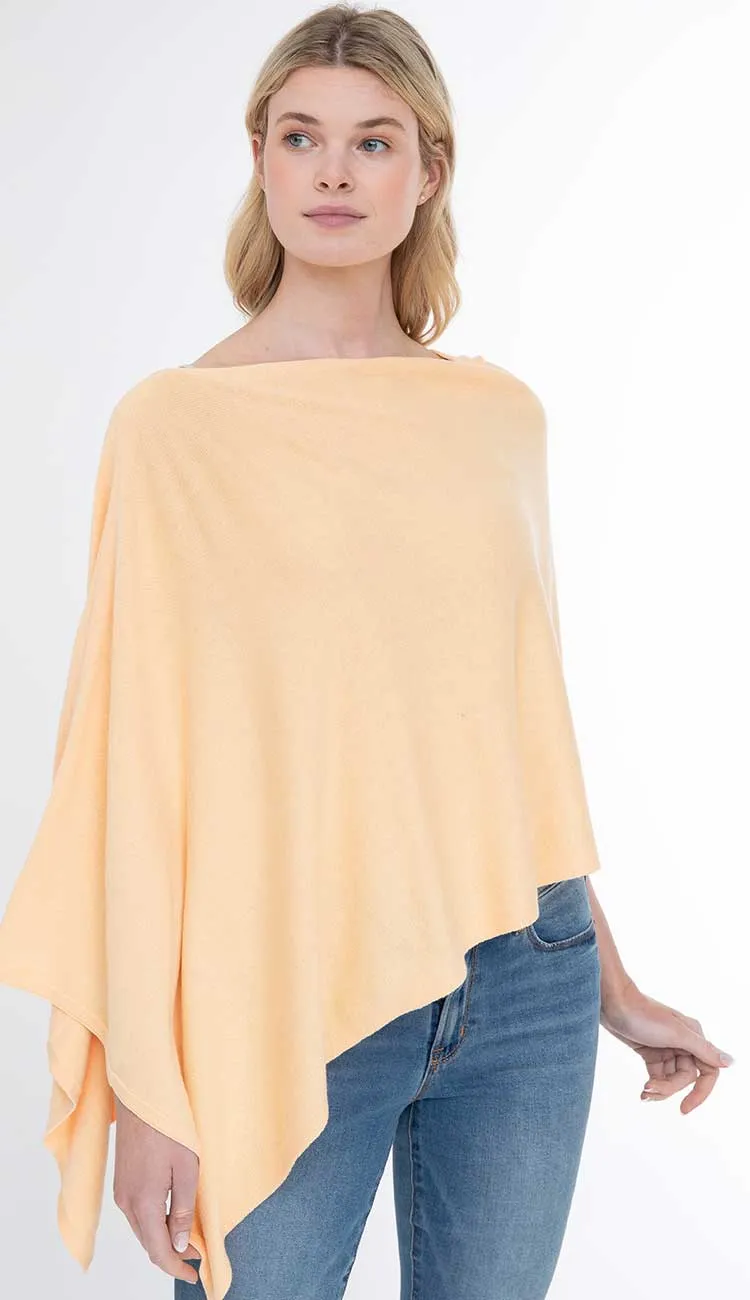 Trade Wind Cashmere Blend Dress Topper Poncho