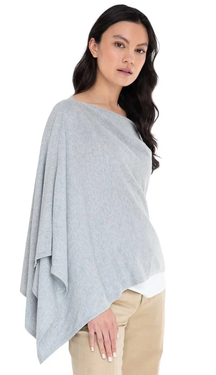 Trade Wind Cashmere Blend Dress Topper Poncho