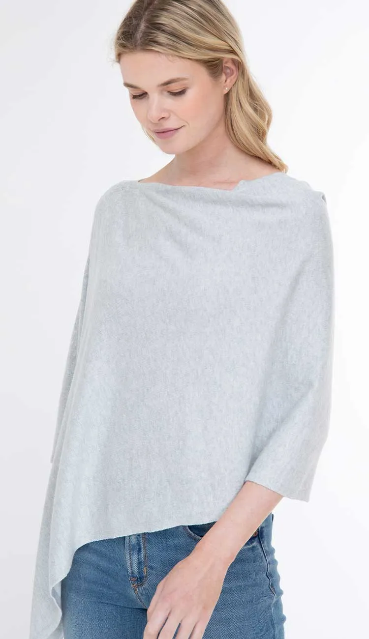 Trade Wind Cashmere Blend Dress Topper Poncho