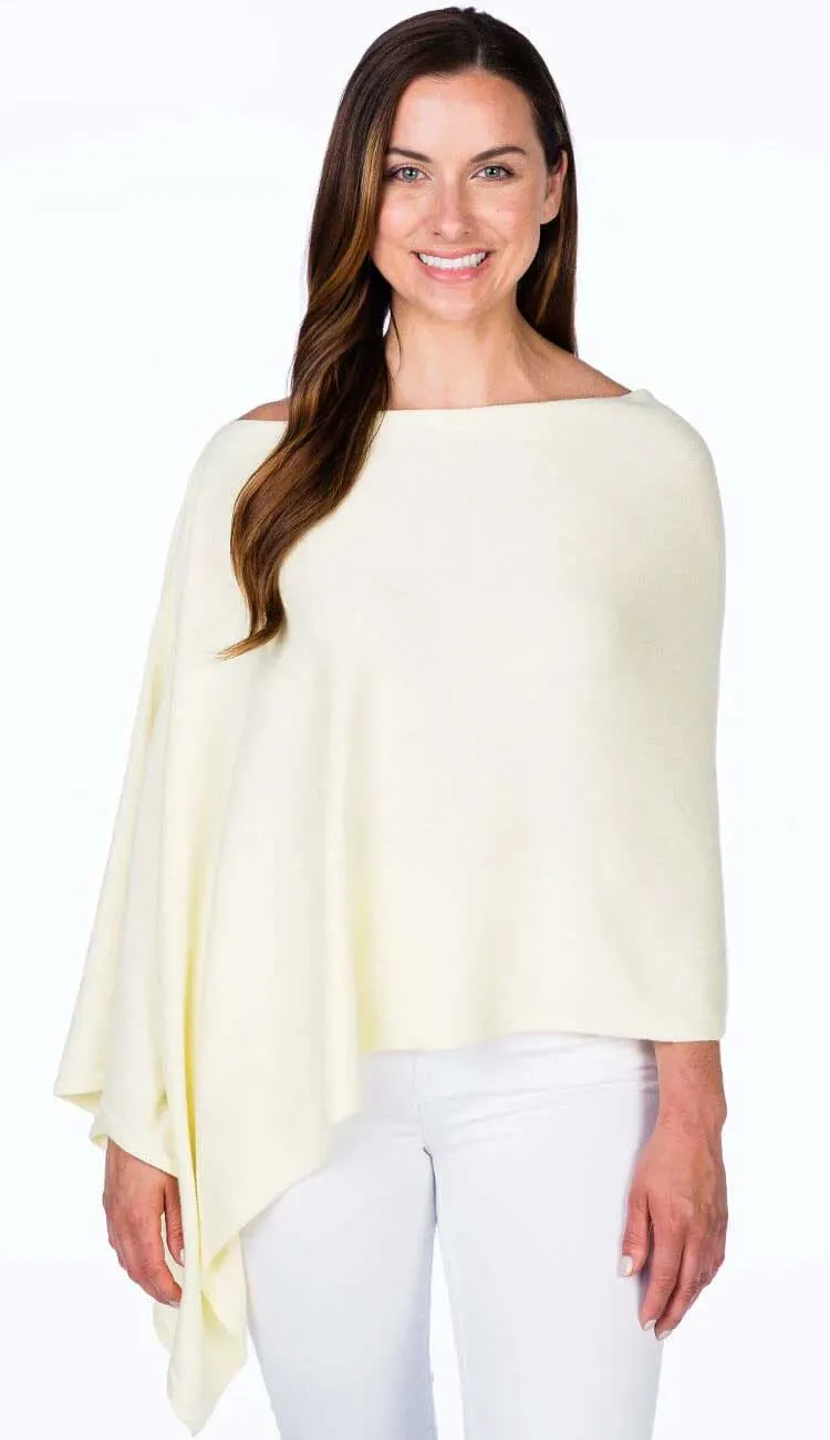 Trade Wind Cashmere Blend Dress Topper Poncho