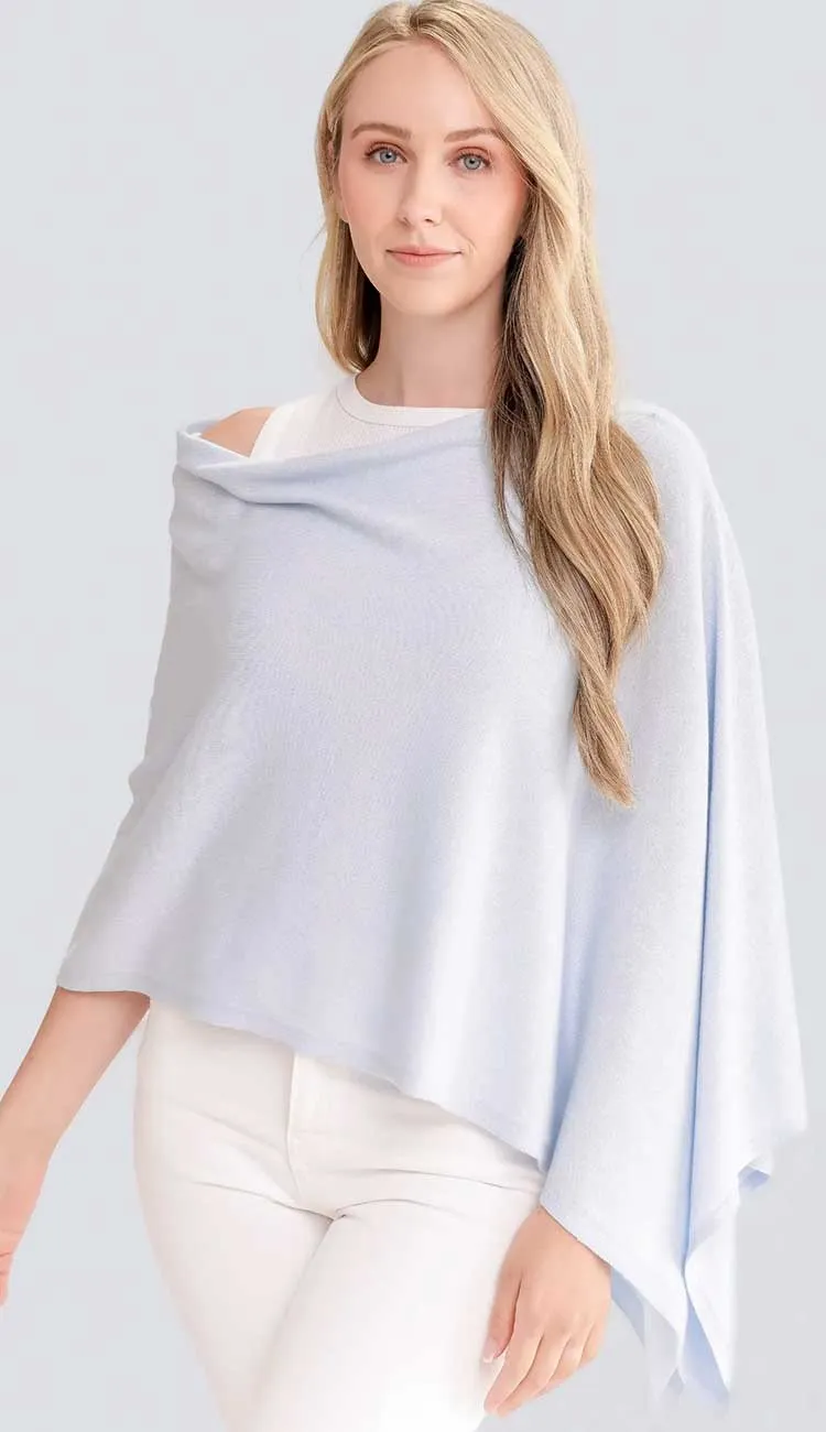 Trade Wind Cashmere Blend Dress Topper Poncho