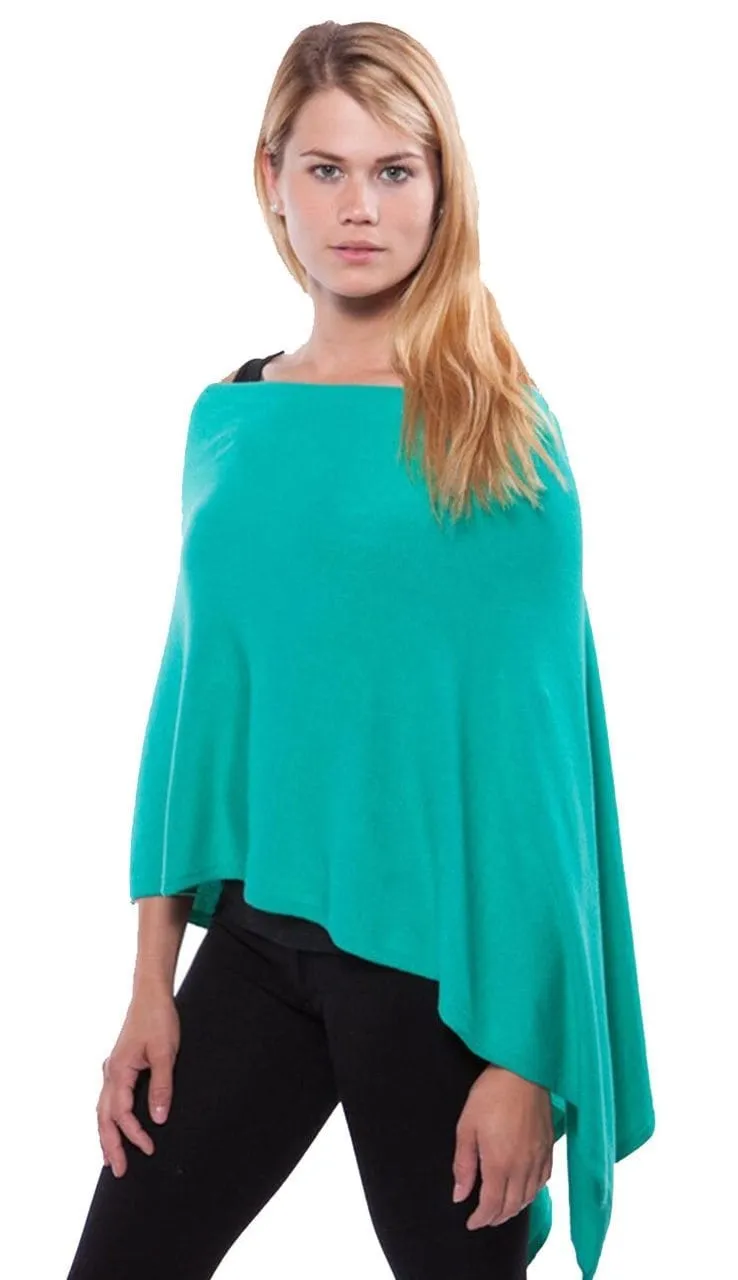 Trade Wind Cashmere Blend Dress Topper Poncho